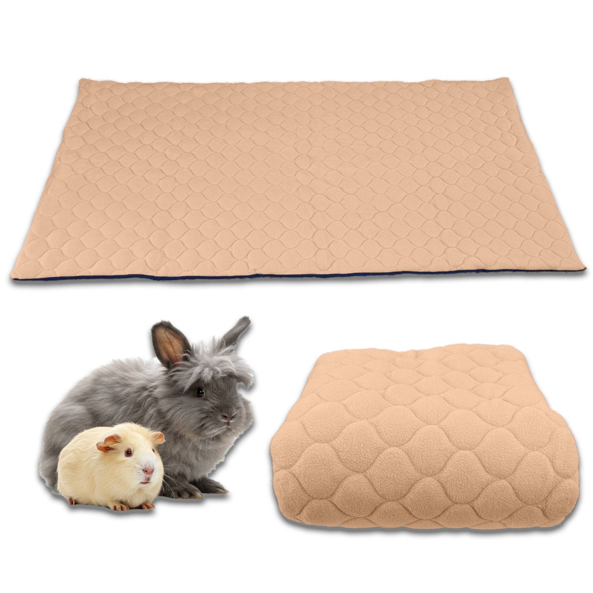 Tapis qui remplace la Litière pour Cochon d'Inde et Lapin  - Absorbant, Imperméable, Passe en Machine  - 120 x 60 cm - Neo Solvo - Image 1