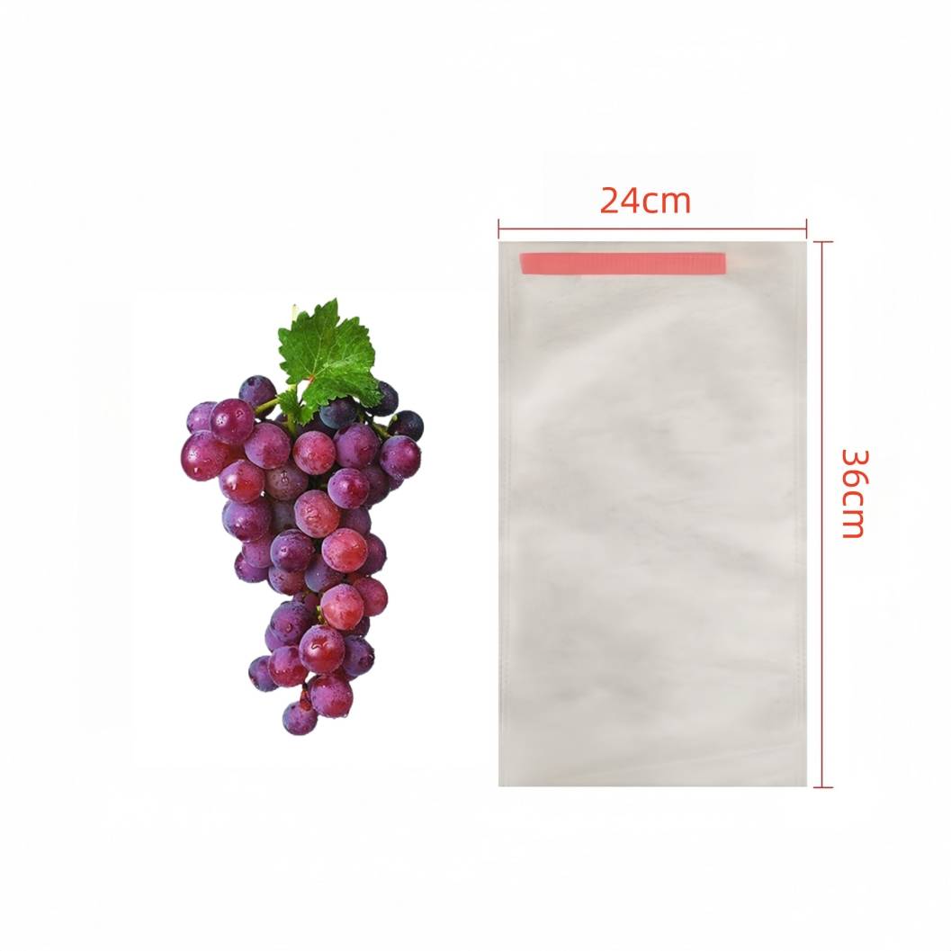 Sacs Protection Fruits Anti Frelons 24x36cm Non Tissé avec Cordon pour Raisin Jardin Lot de 100 Pièces DtopbuyAge - Image 2