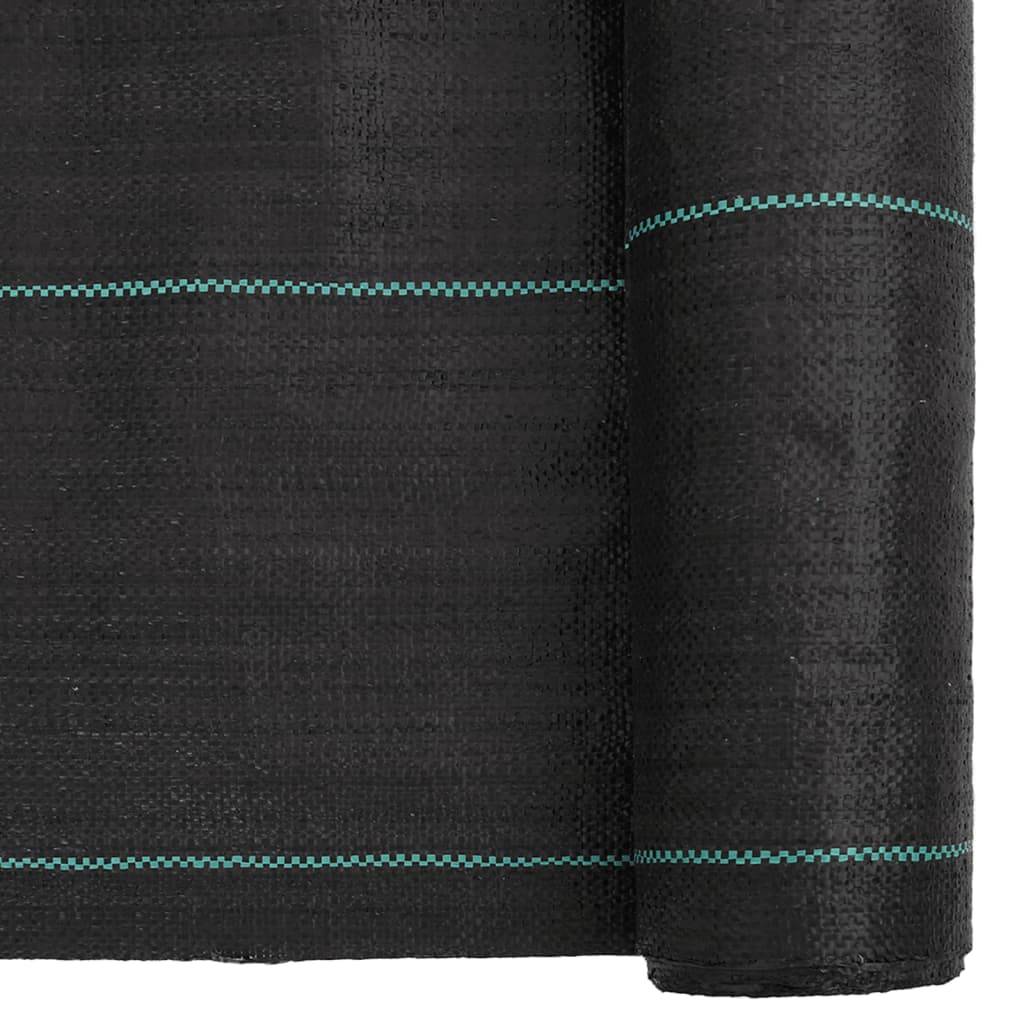 PANGIVO - Membrane anti-mauvaises herbes polypropylène noir 1000 x 50 cm, poids:0.76kg - PANGIVO - Image 6