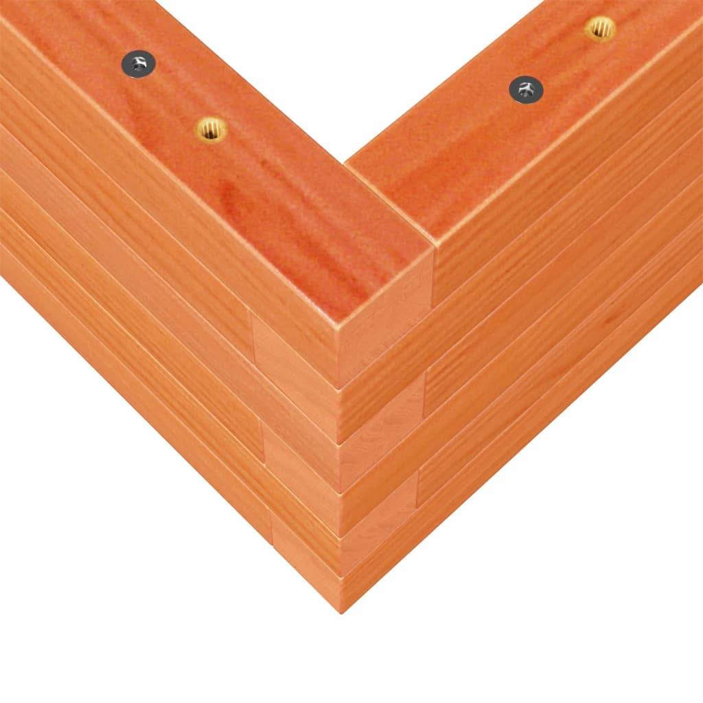 Jardinière | Pot de fleurs | Cache-pot | Bac à fleurs cire marron 110x40x23 cm bois de pin massif - Image 8