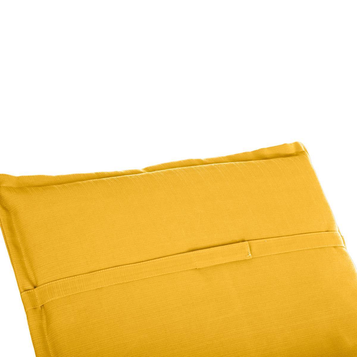 Hesperide - Coussin de transat "Korai" jaune moutarde 190x60cm en polyester Hespéride - Image 3