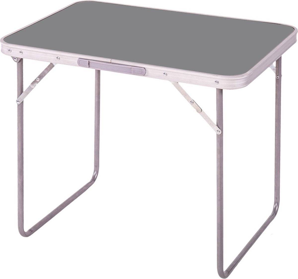 Importdistrib - Table De Camping Pliable Avec Cadre En Métal 80x60xh70 Cm IMPORTDISTRIB - Image 1