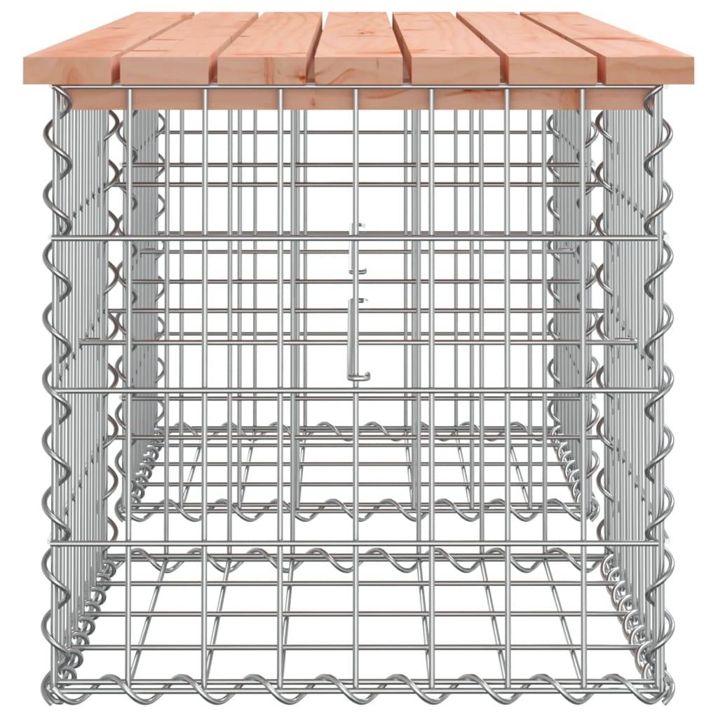 PANGIVO - Banc de jardin bois de douglas et acier naturel 103 x 44 x 42 cm, Poids:11.55kg - PANGIVO - Image 4