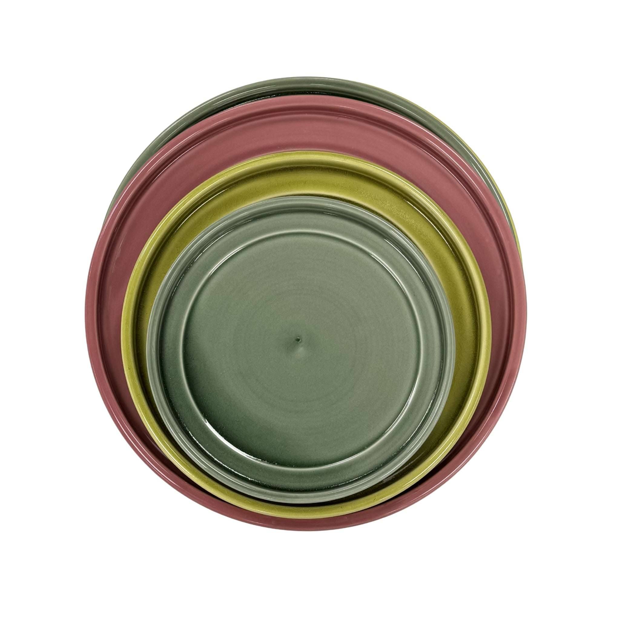 Soucoupe 29cm vert de gris - Image 6