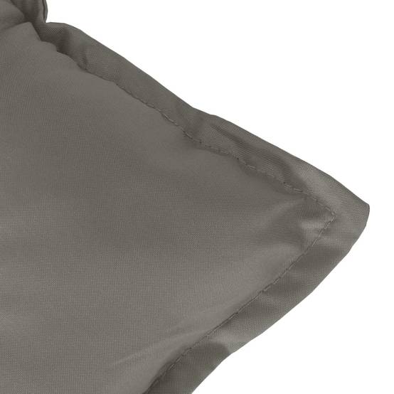 PANGIVO - Lot de 2 coussins de chaise à dossier bas polyester gris foncé 100 x 50 x 7 cm - PANGIVO - Image 9