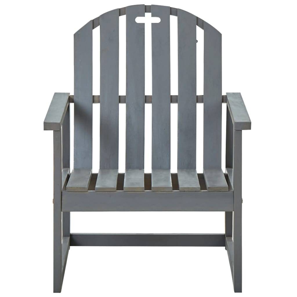 Fauteuils Bas de Jardin en Bois d'Acacia Massif avec Finition Grise Lavée Gris Lot de 2 – ComfortXL Outdoor Living - Image 3