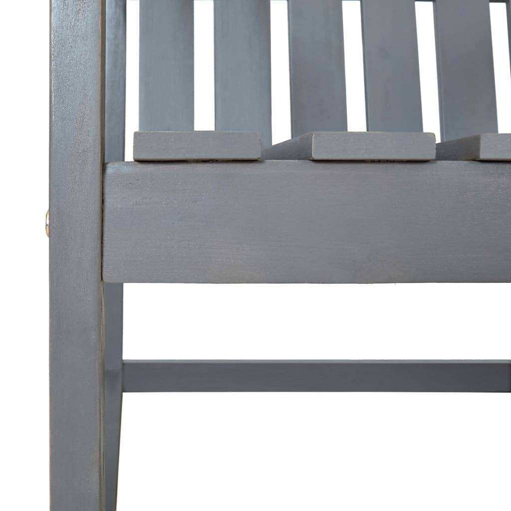 Fauteuils Bas de Jardin en Bois d'Acacia Massif avec Finition Grise Lavée Gris Lot de 2 – ComfortXL Outdoor Living - Image 6