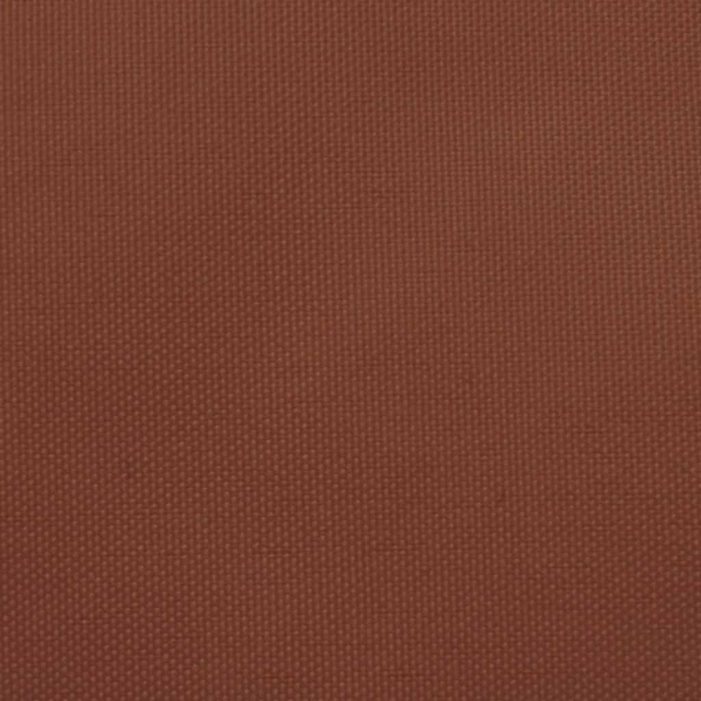 Helloshop26 - Voile toile d'ombrage parasol tissu oxford triangulaire 4,5 x 4,5 x 4,5 m marron - Image 3