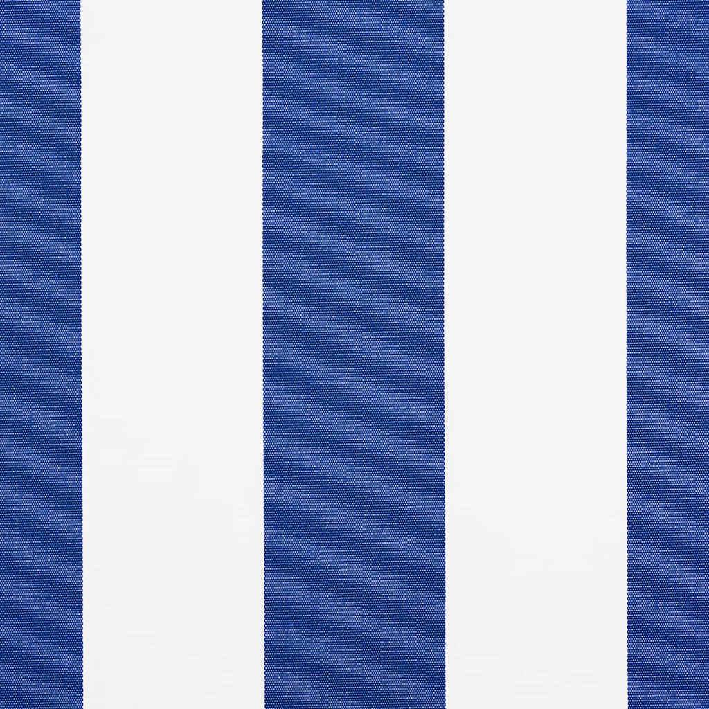 Auvent Rétractable Manuel avec Éclairage LED Mural pour Jardin et Balcon Bleu et Blanc 4,5x3m – ComfortXL Outdoor Living - Image 7