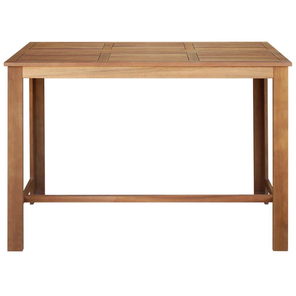 Helloshop26 - Table haute mange debout bar bistrot bois d'acacia solide 150 cm - Image 2