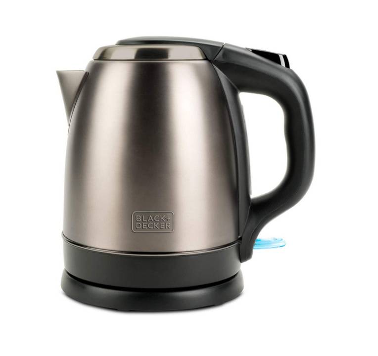 Bouilloire sans fil 1.2l 2200w acier inoxydable BXKE2202E Black+decker - Image 1
