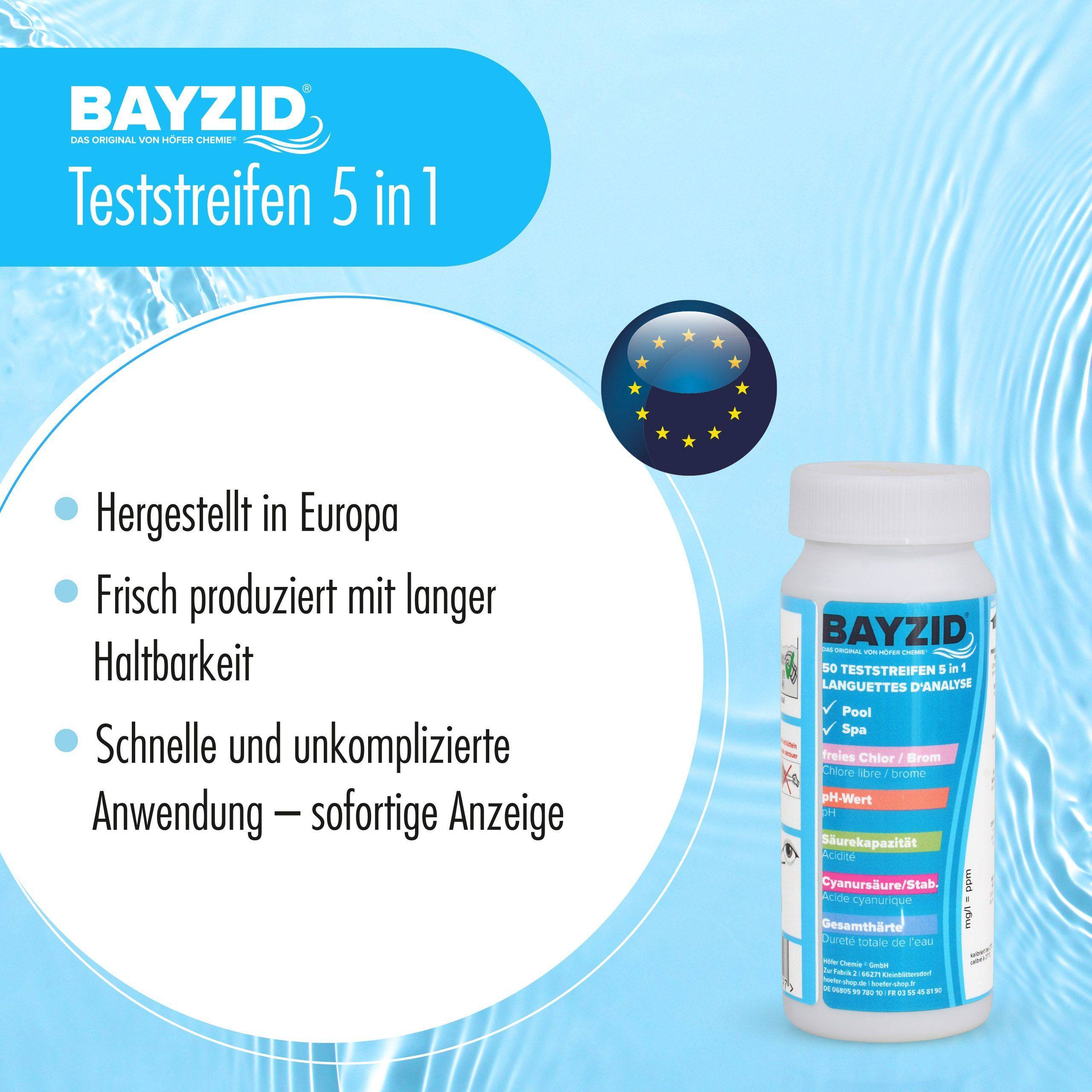 Bandelettes de test 5 en 1 BAYZID® (50 pièces) x 1 - Image 4