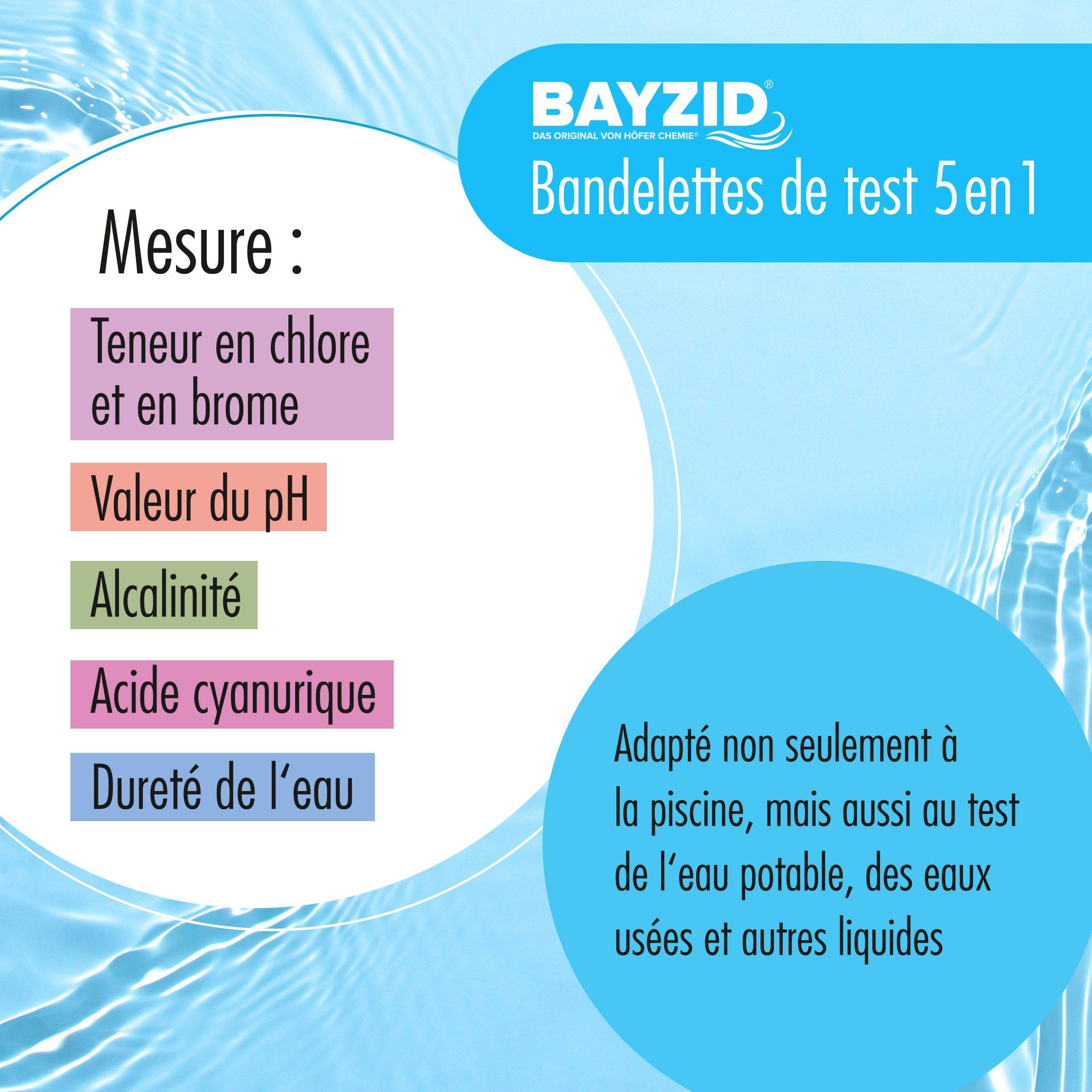 Bandelettes de test 5 en 1 BAYZID® (50 pièces) x 1 - Image 7