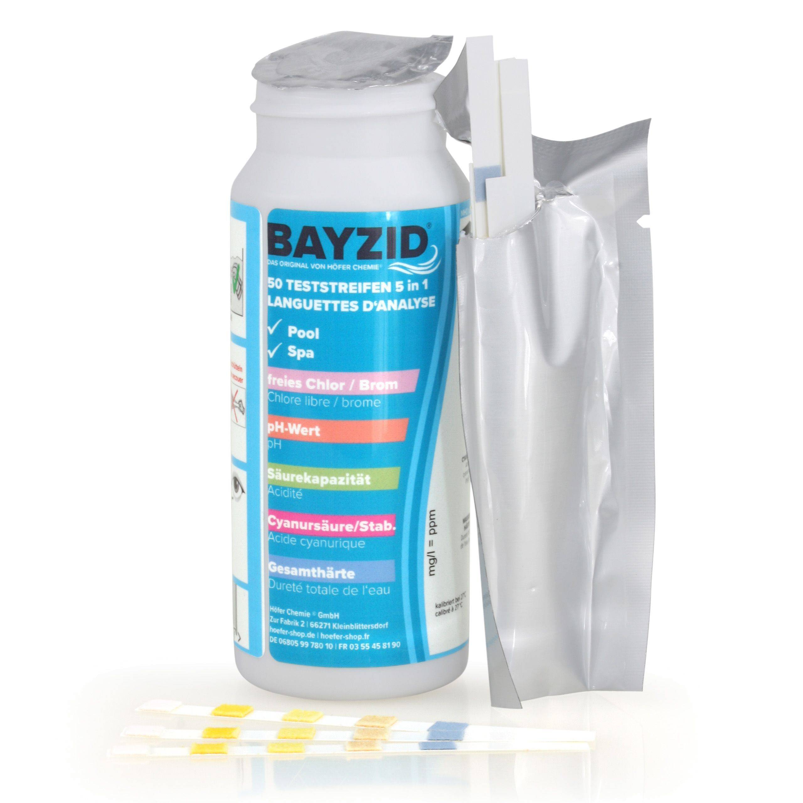 Bandelettes de test 5 en 1 BAYZID® (50 pièces) x 1 - Image 3
