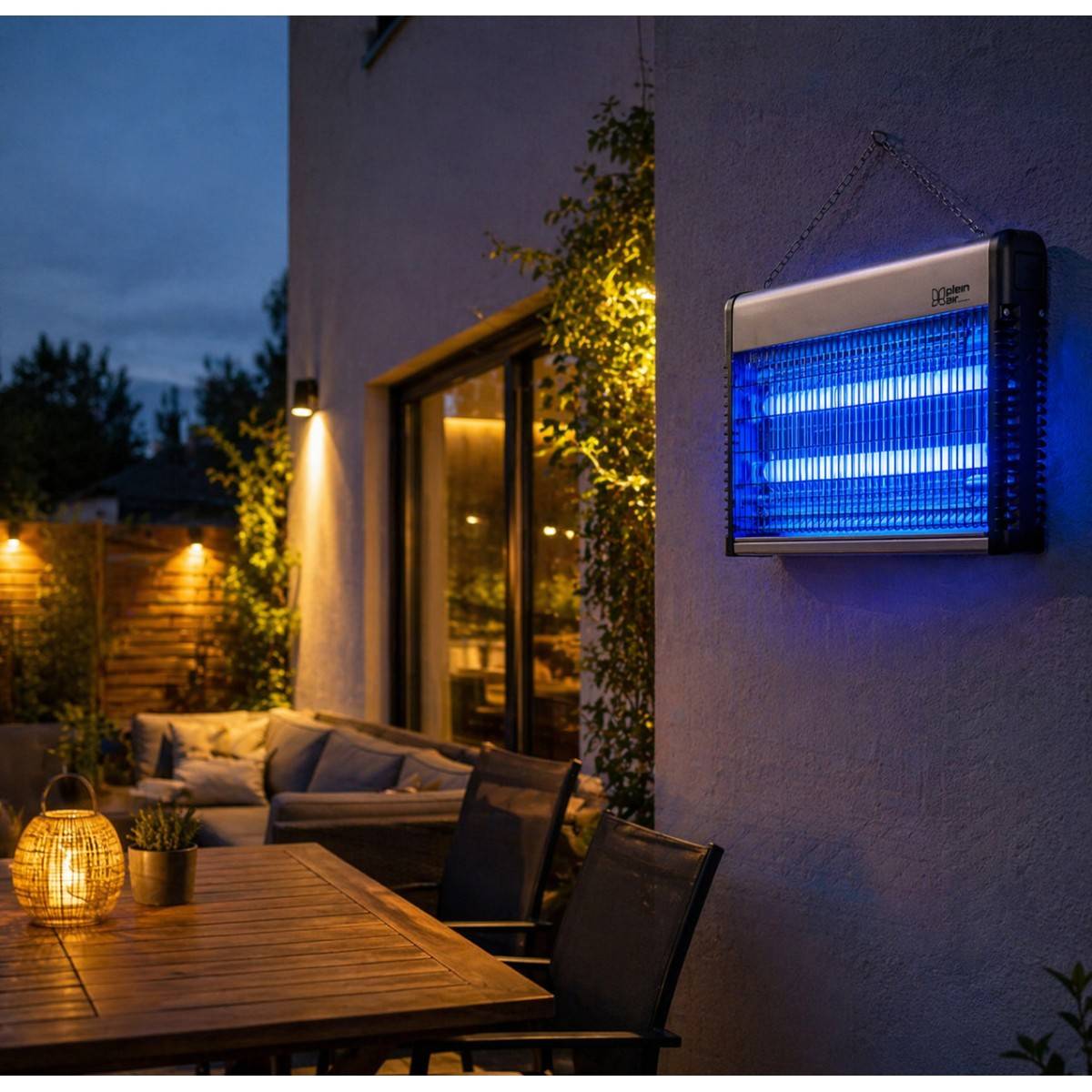 Lampe anti-moustique électrique 20W 80 m² Tiroir récupérateur Piège Insectes Mouches Moucherons, Intérieur Extérieur PLEIN AIR - Image 3