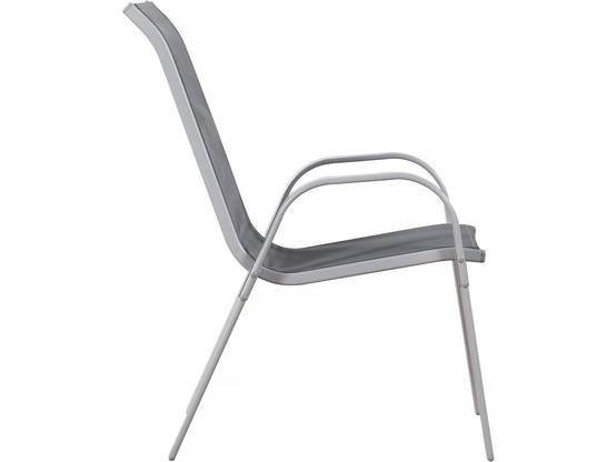 Fauteuil Jardin Textilène "cordoba" - Phoenix - Gris Foncé - Lot De 2 -habitat Et Jardin - Image 4