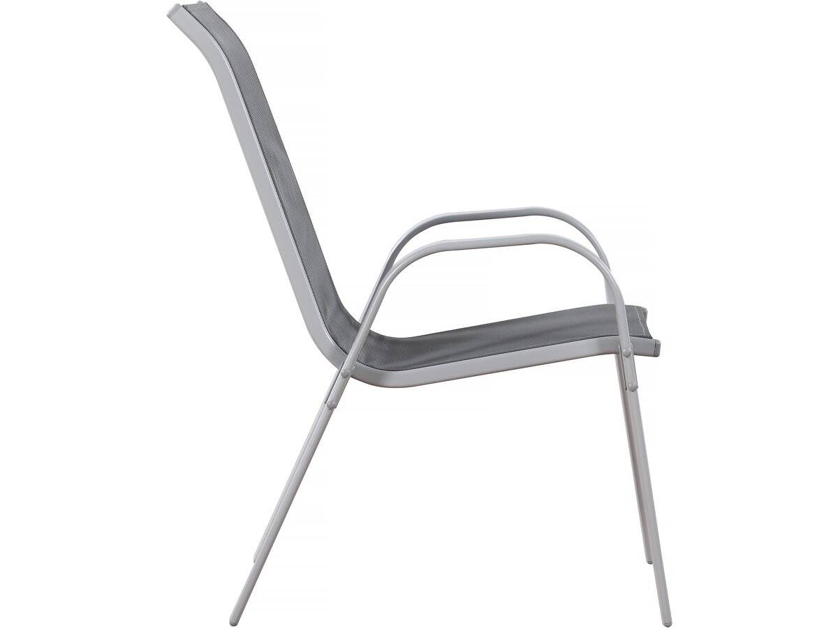 Fauteuil Jardin Textilène "cordoba" - Phoenix - Gris Foncé - Lot De 2 -habitat Et Jardin - Image 4