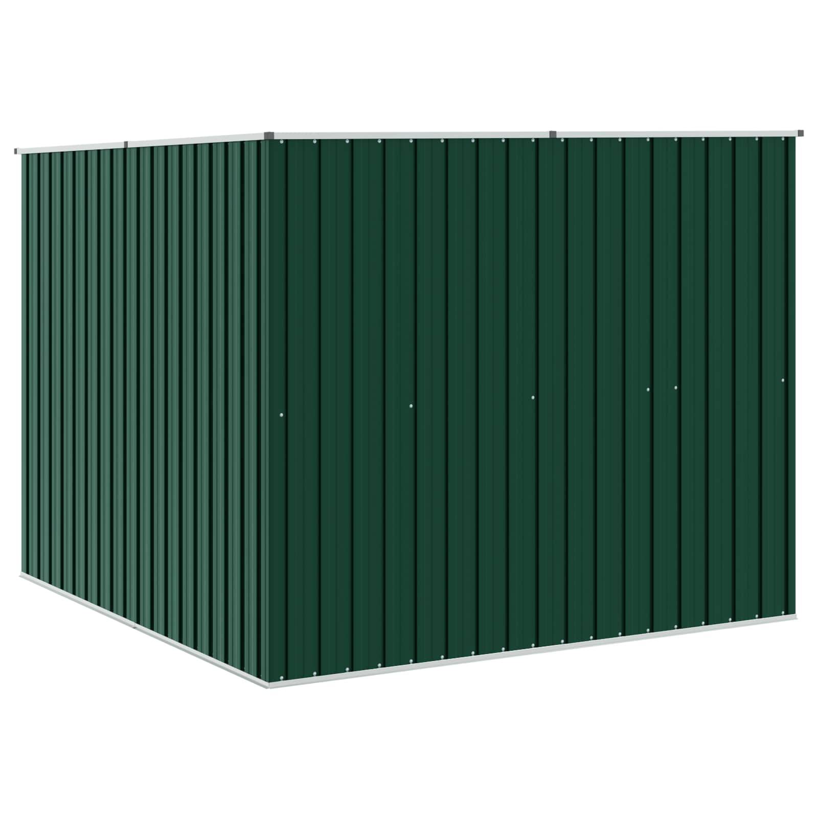 Vidaxl - Abri de jardin Vert 195x198x159 cm Métal galvanisé 3.9m² vidaXL 46253 - Image 6