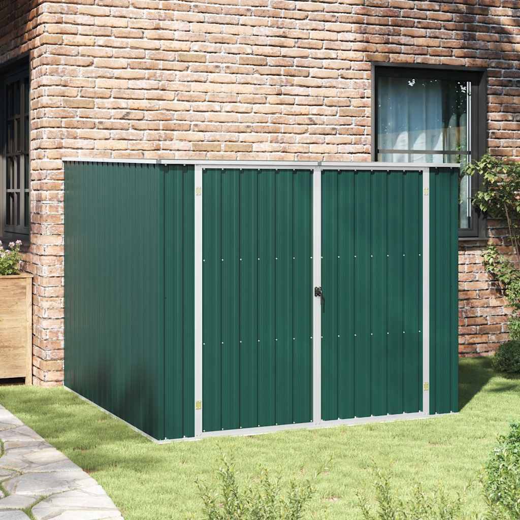 Vidaxl - Abri de jardin Vert 195x198x159 cm Métal galvanisé vidaXL 46253 - Image 1