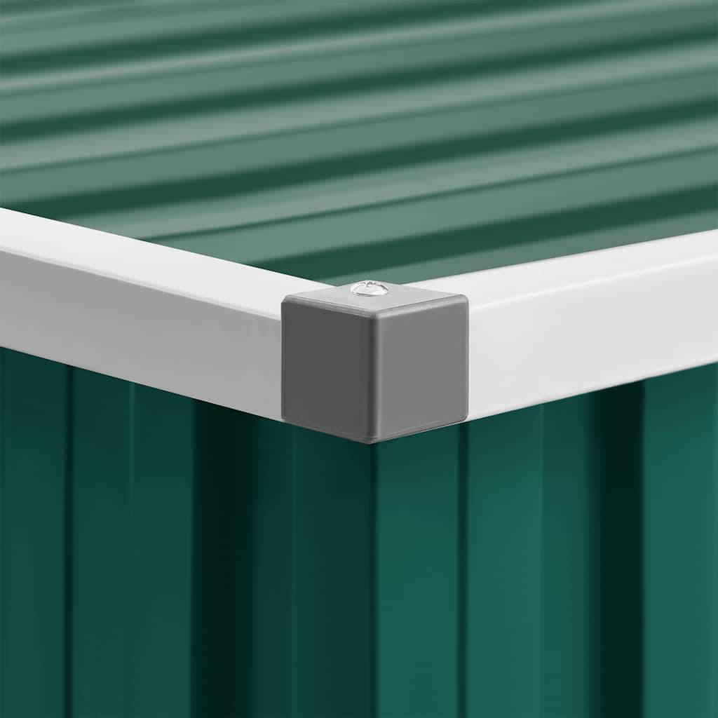 Vidaxl - Abri de jardin Vert 195x198x159 cm Métal galvanisé vidaXL 46253 - Image 4