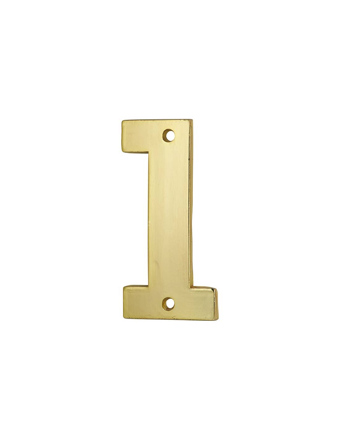 Chiffre 1, laiton, à visser, doré, H.51mm - THIRARD - Image 1