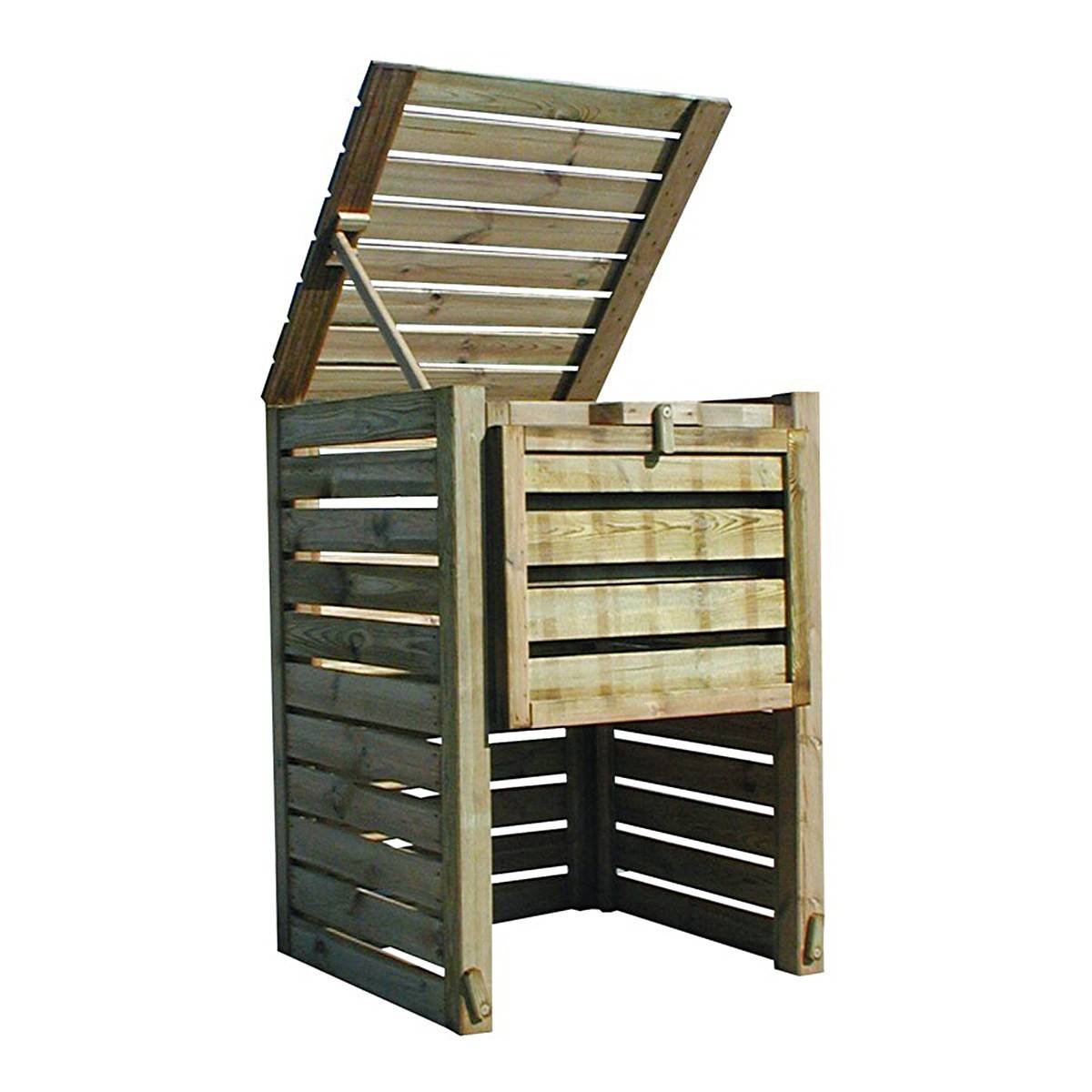 Composteur en bois Colorado grand modèle - 800 L - Cémonjardin - Image 1