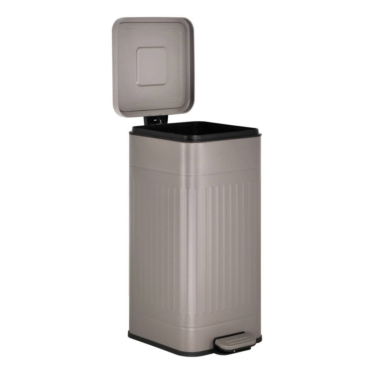 Poubelle Nova avec Pedale 30L 35x27x58 cm - 5five - Image 3