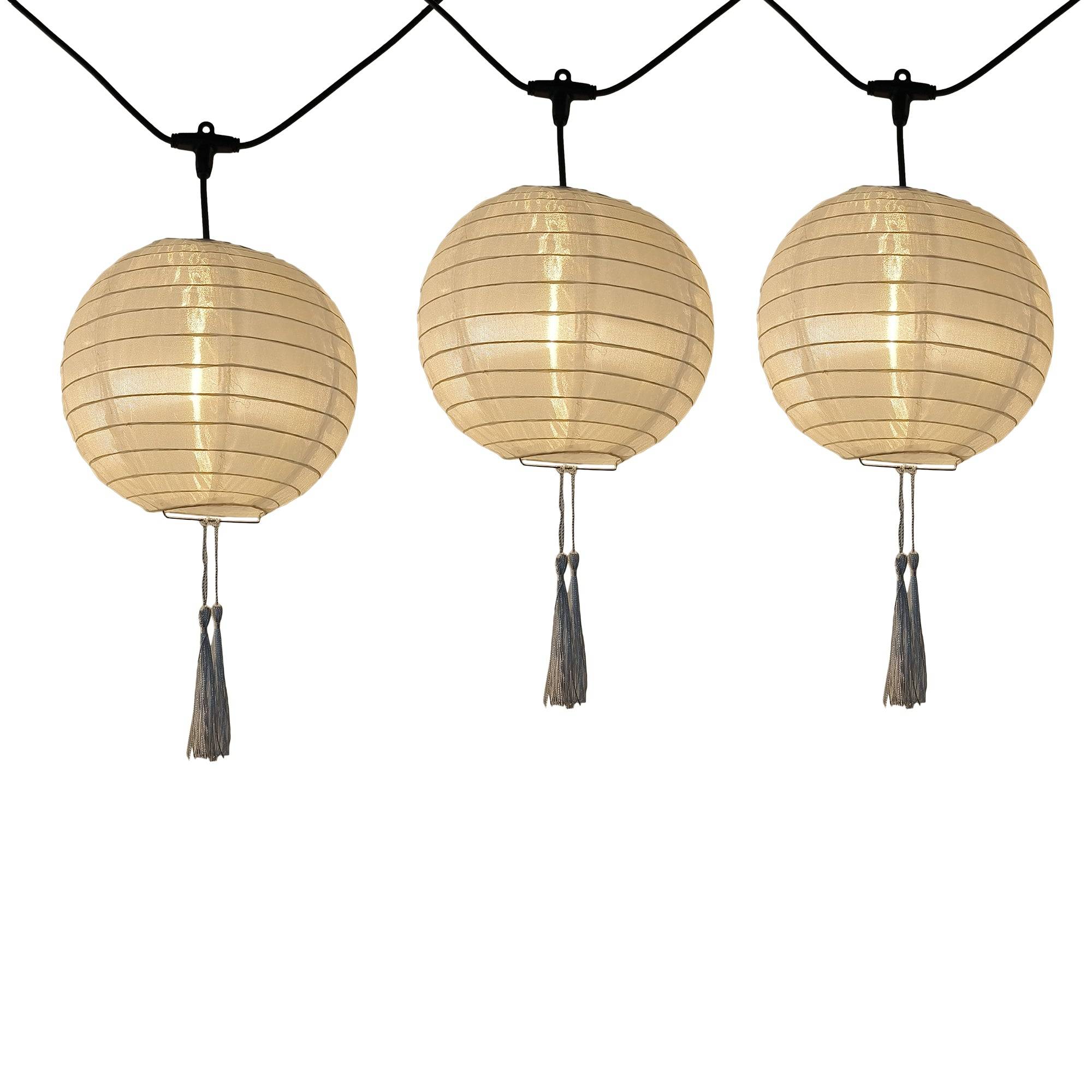Lumisky - Guirlande solaire HIMALAYA Blanc Nylon 7m50 - Image 1