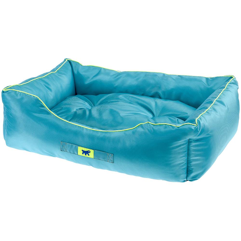 Ferplast - Ferplast Panier Chien Coussin Chien Grande Taille Tissu anti-rayures Lavable en machine à 30°CMatelas pour chien imperméable 78 x 56 x 22 cm.Bleu - Image 1