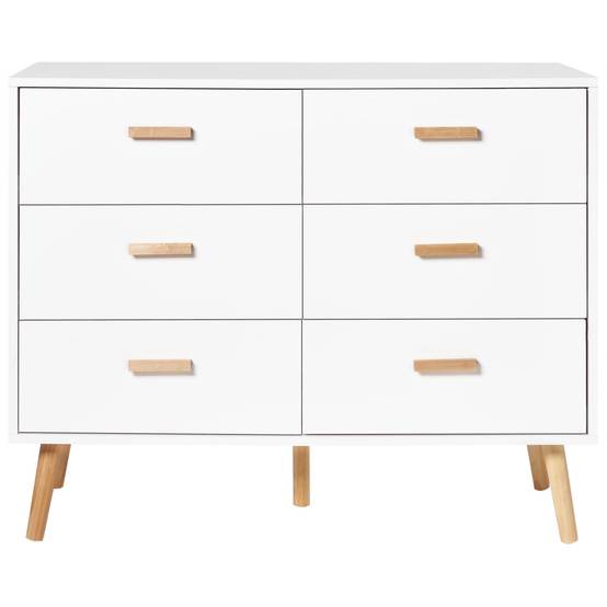 Beliani - Commode MDF Blanc NEWARK - 100x39x80- Beliani - Image 5
