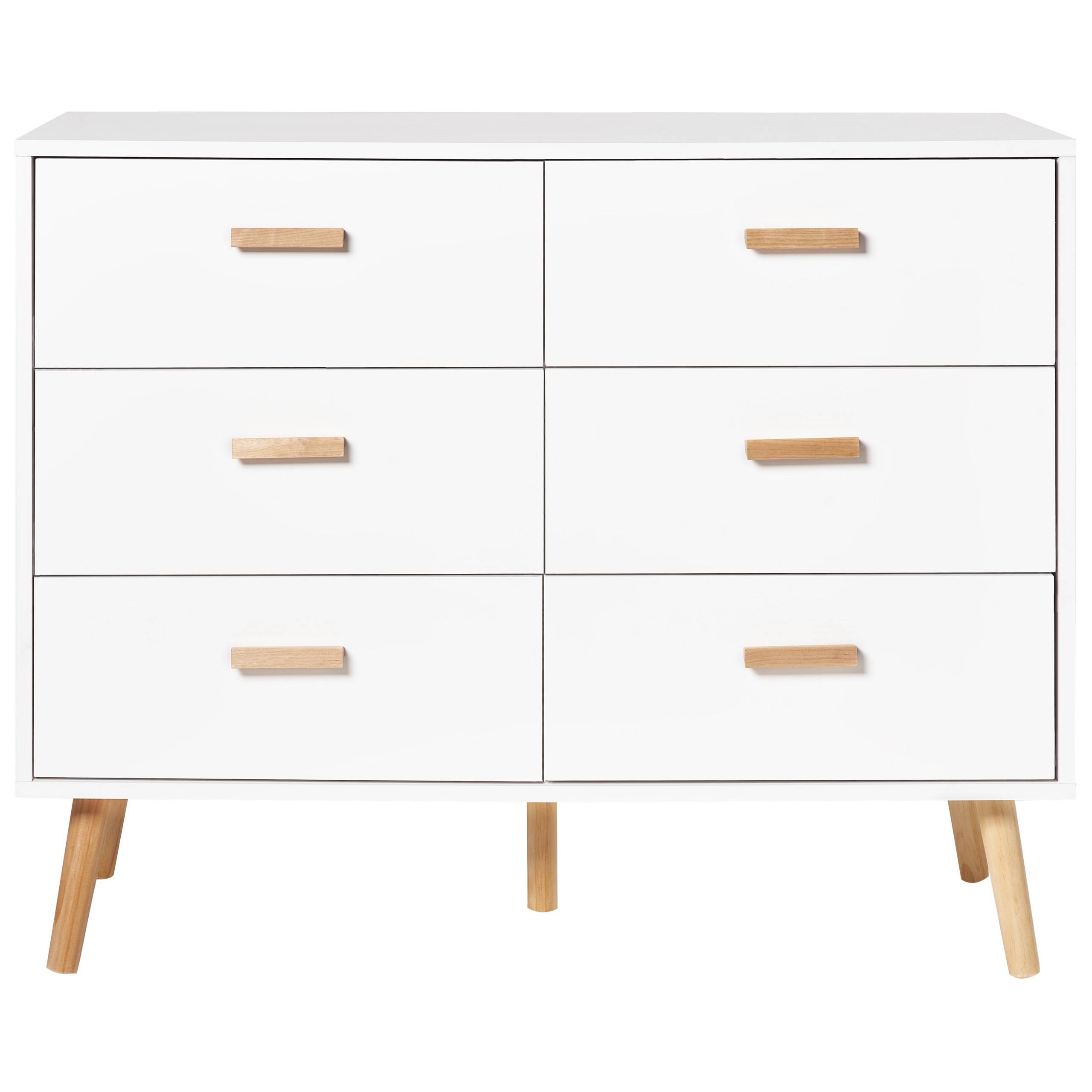 Beliani - Commode MDF Blanc NEWARK - 100x39x80- Beliani - Image 5