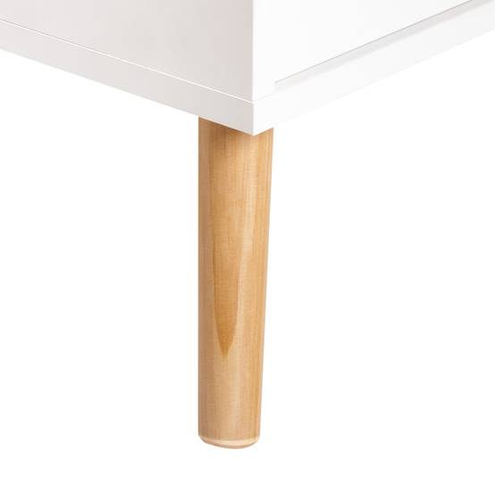 Beliani - Commode MDF Blanc NEWARK - 100x39x80- Beliani - Image 8
