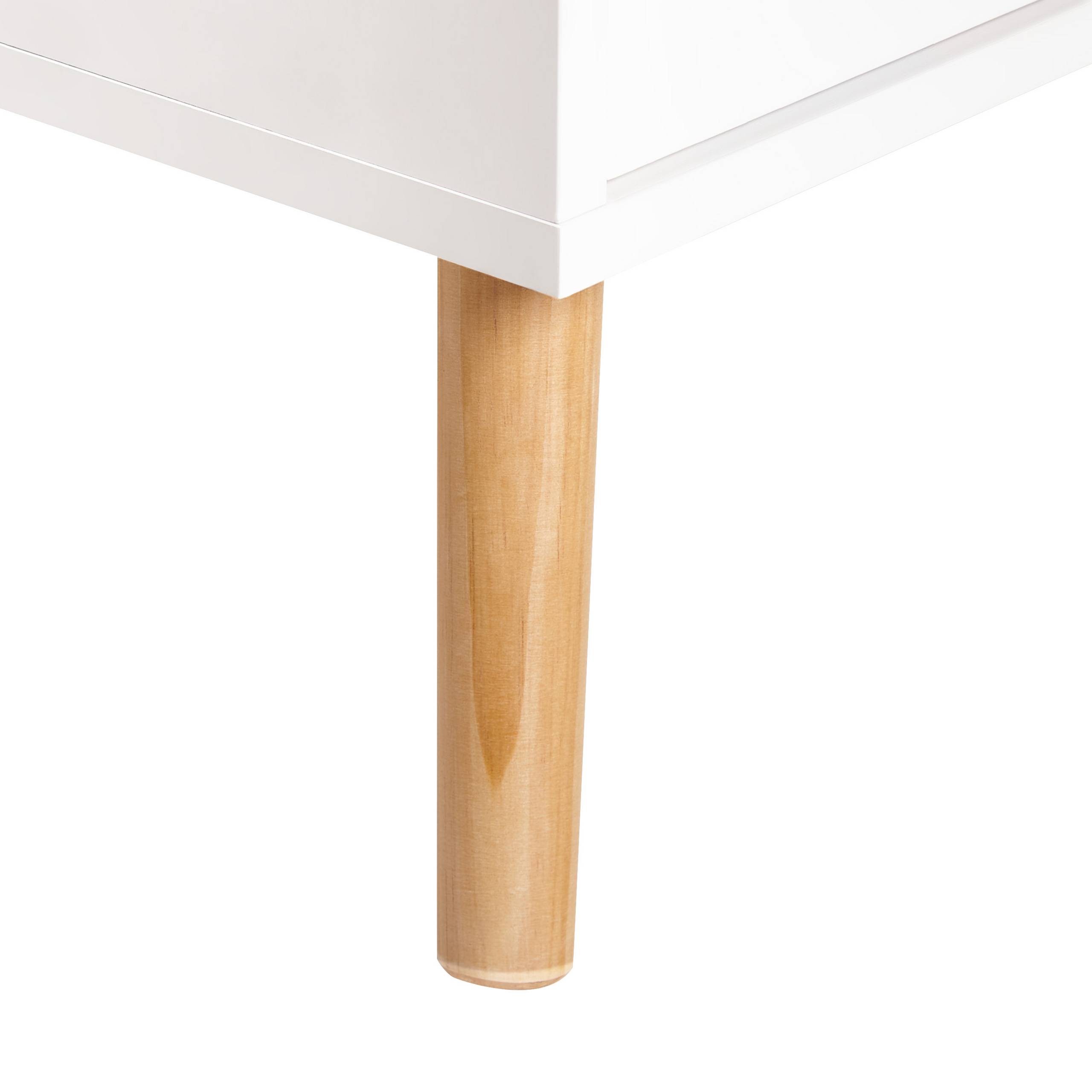 Beliani - Commode MDF Blanc NEWARK - 100x39x80- Beliani - Image 8