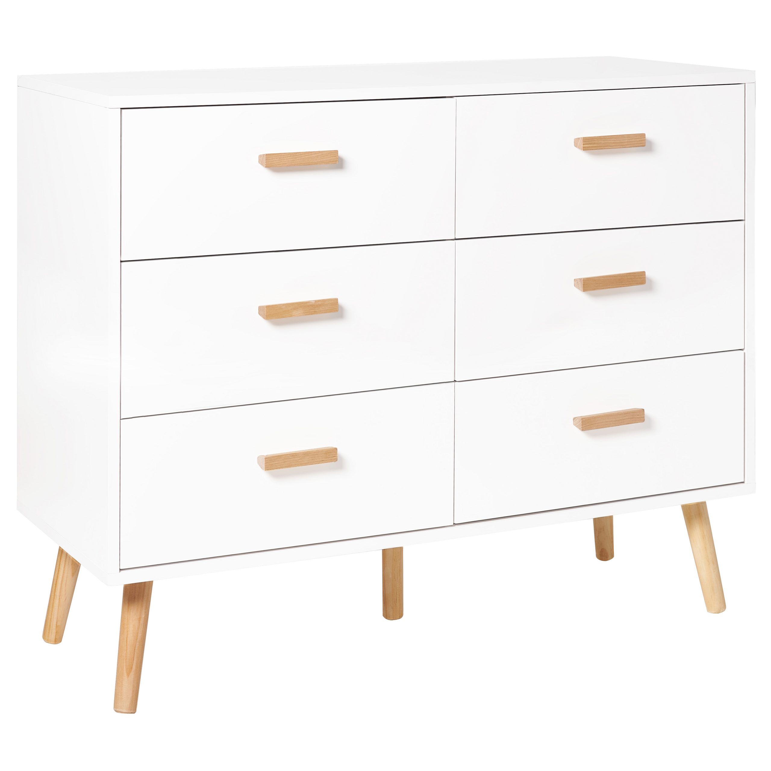 Beliani - Commode MDF Blanc NEWARK - 100x39x80- Beliani - Image 2