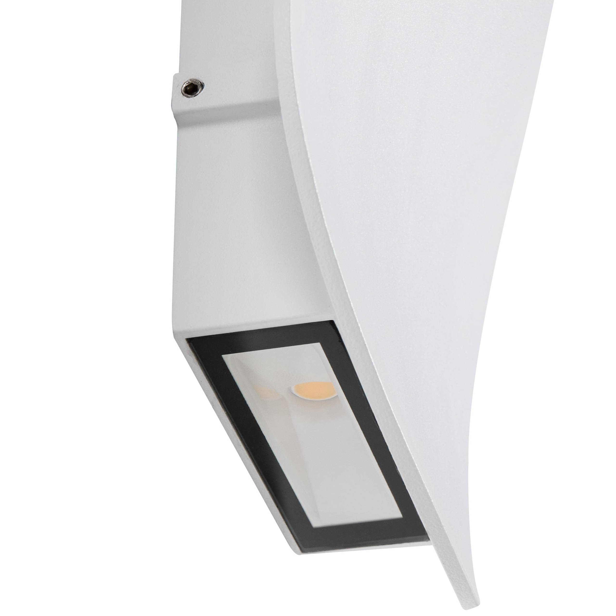 Beliani - Lampe murale pour l'extérieur Aluminium Blanc MEUSSE - Beliani - Image 7