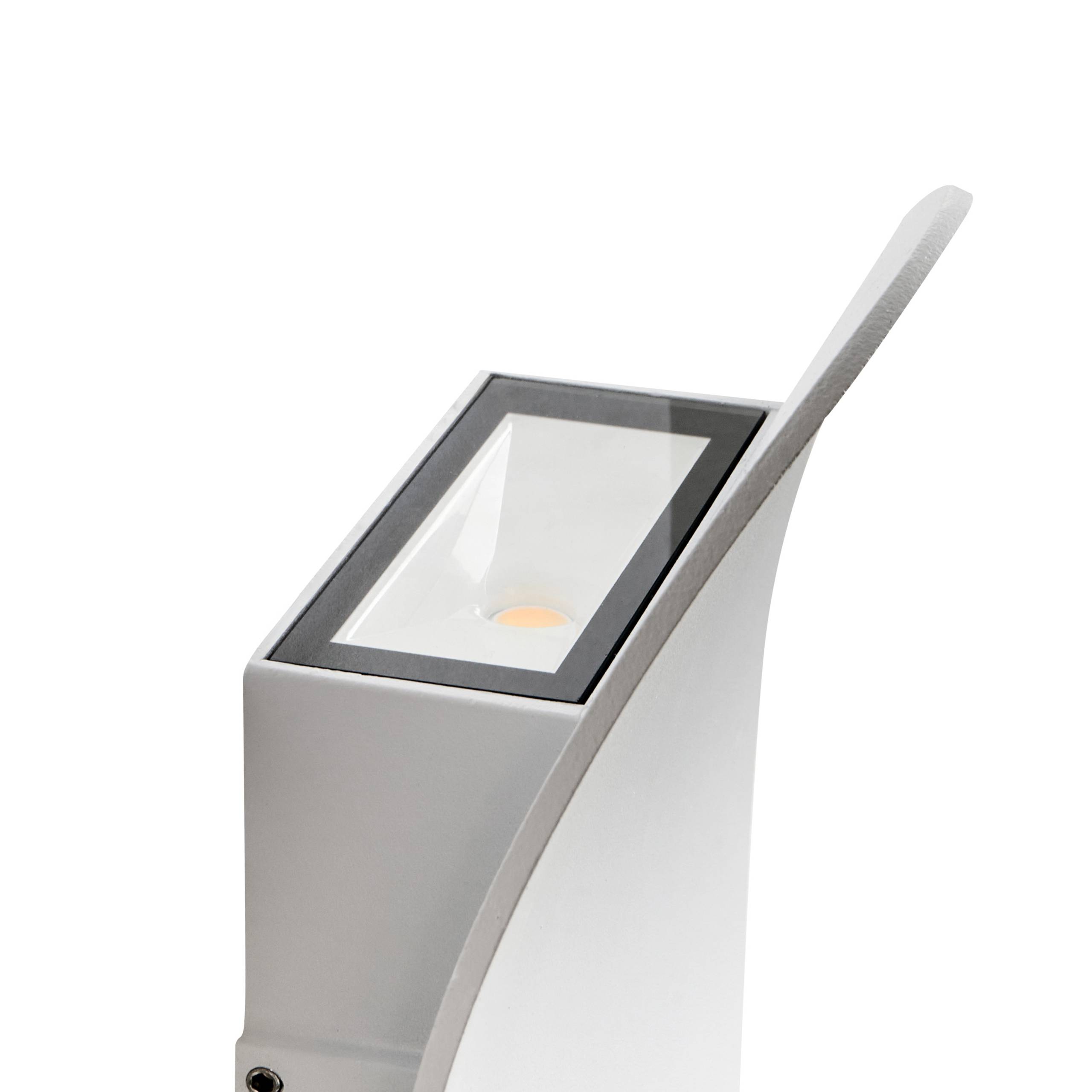 Beliani - Lampe murale pour l'extérieur Aluminium Blanc MEUSSE - Beliani - Image 6