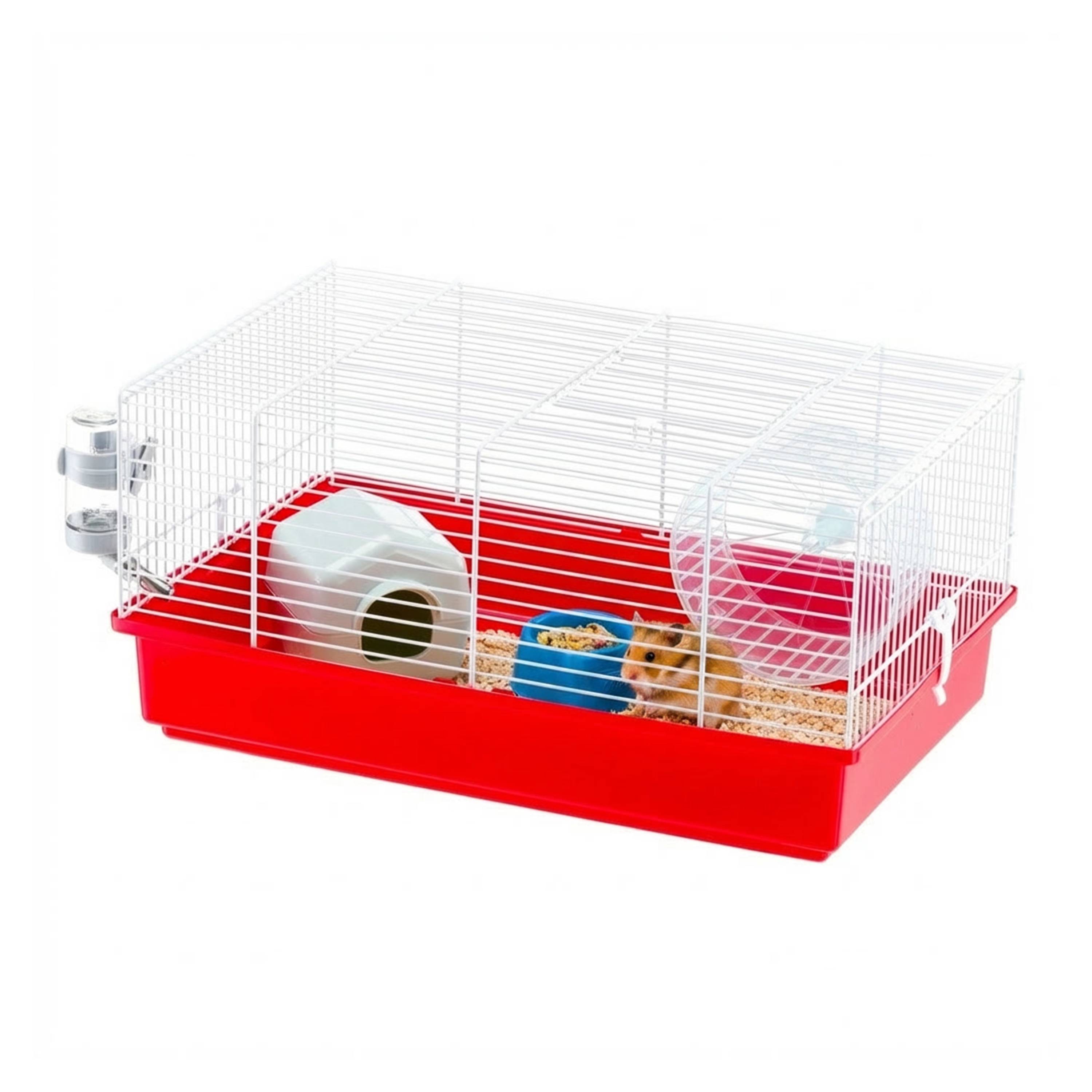 Ferplast - Cage pour Hamsters Petits Rongeurs CRICETI 9, en Plastique, Accessoires inclus - Image 4