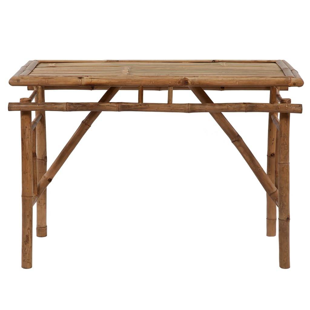 Table de jardin pliable Bambou 115 x 50 x 75 cm - PANGIVO - Image 2