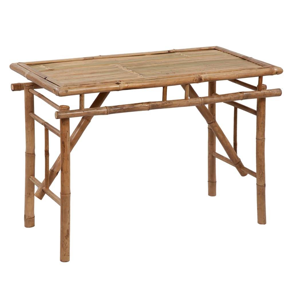 Table de jardin pliable Bambou 115 x 50 x 75 cm - PANGIVO - Image 1