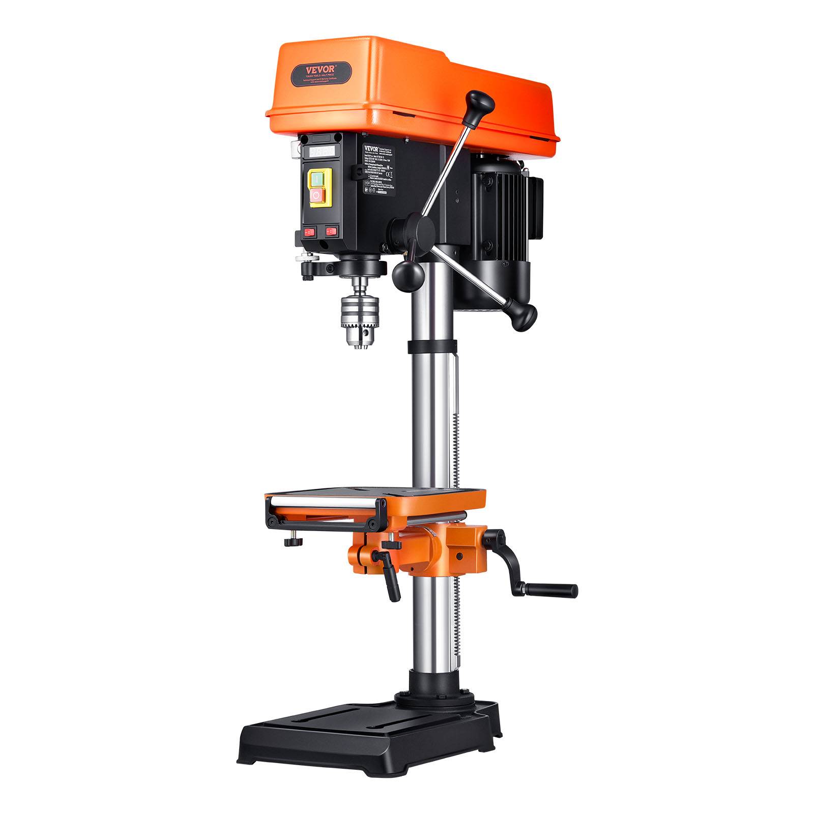 Vevor - VEVOR Perceuse Colonne d'Établi 304,8 mm 750 W 340-2200 tr/min Table Inclinable - Image 1