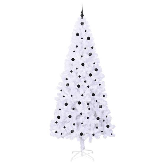 Sapin de Noël | Arbre de Noël artificiel avec 300 LED Blanc 240 cm PVC et Acier Maison Chic - Image 4