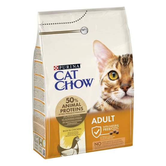 Purina One - Croquettes pour chats adultes riches en Poulet 3KG PURINA CAT CHOW