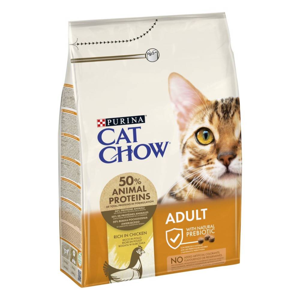 Purina One - Croquettes pour chats adultes riches en Poulet 3KG PURINA CAT CHOW