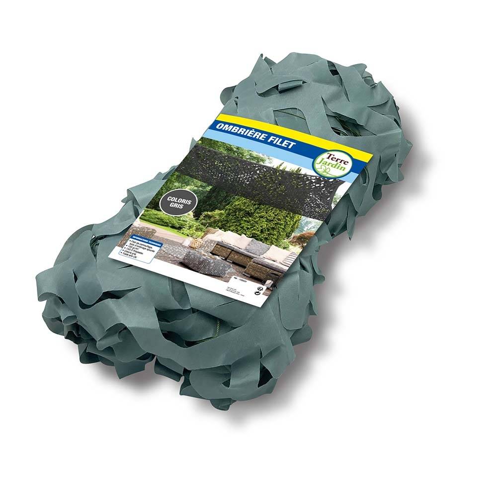 Terre Jardin - Filet d'ombrage / camouflage 2 x 3 Gris - Image 2