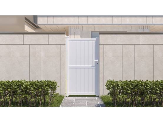 Portillon Aluminium "lola" - 101.2 X 180.9 Cm - Blanc -habitat Et Jardin - Image 2