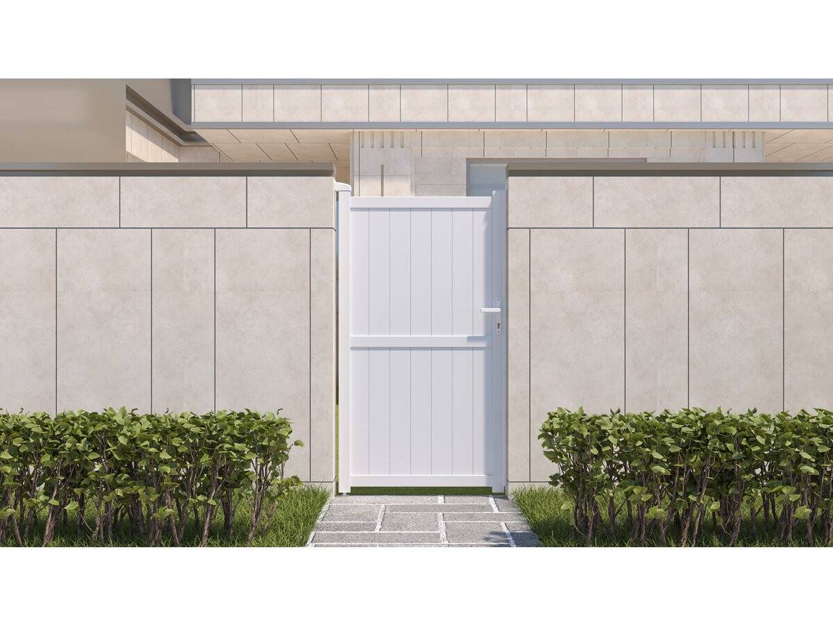 Portillon Aluminium "lola" - 101.2 X 180.9 Cm - Blanc -habitat Et Jardin - Image 2