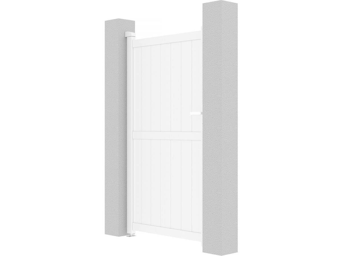 Portillon Aluminium "lola" - 101.2 X 180.9 Cm - Blanc -habitat Et Jardin - Image 4