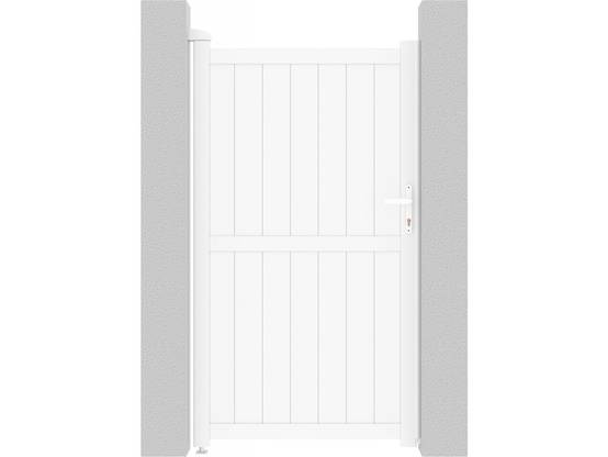 Portillon Aluminium "lola" - 101.2 X 180.9 Cm - Blanc -habitat Et Jardin - Image 1