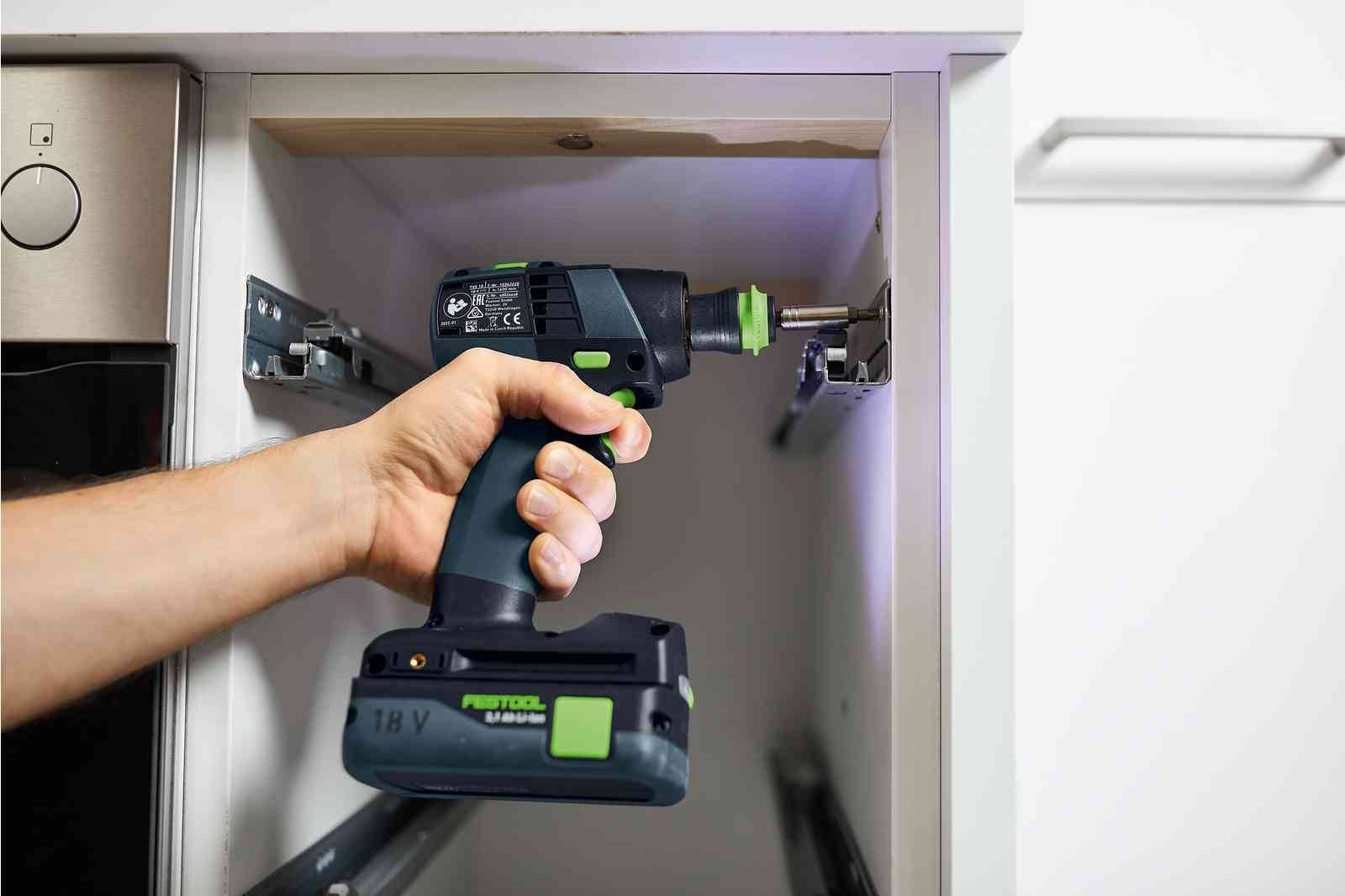 Perceuse-visseuse sans fil TXS 18 C 3,0-Plus - FESTOOL - avec 2 Batteries 18V 3.0 AH - Systainer - 576895 - Image 2