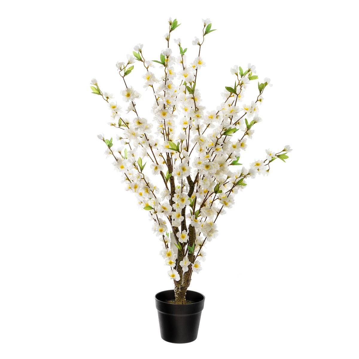 Atmosphera - Cerisier blanc artificiel H100cm - Atmosphera Créateur d'intérieur - Image 2
